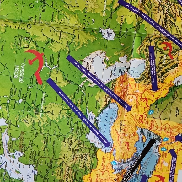 Map of Israel and Armageddon site of the battle of Armageddon map - Picture 7 of 12